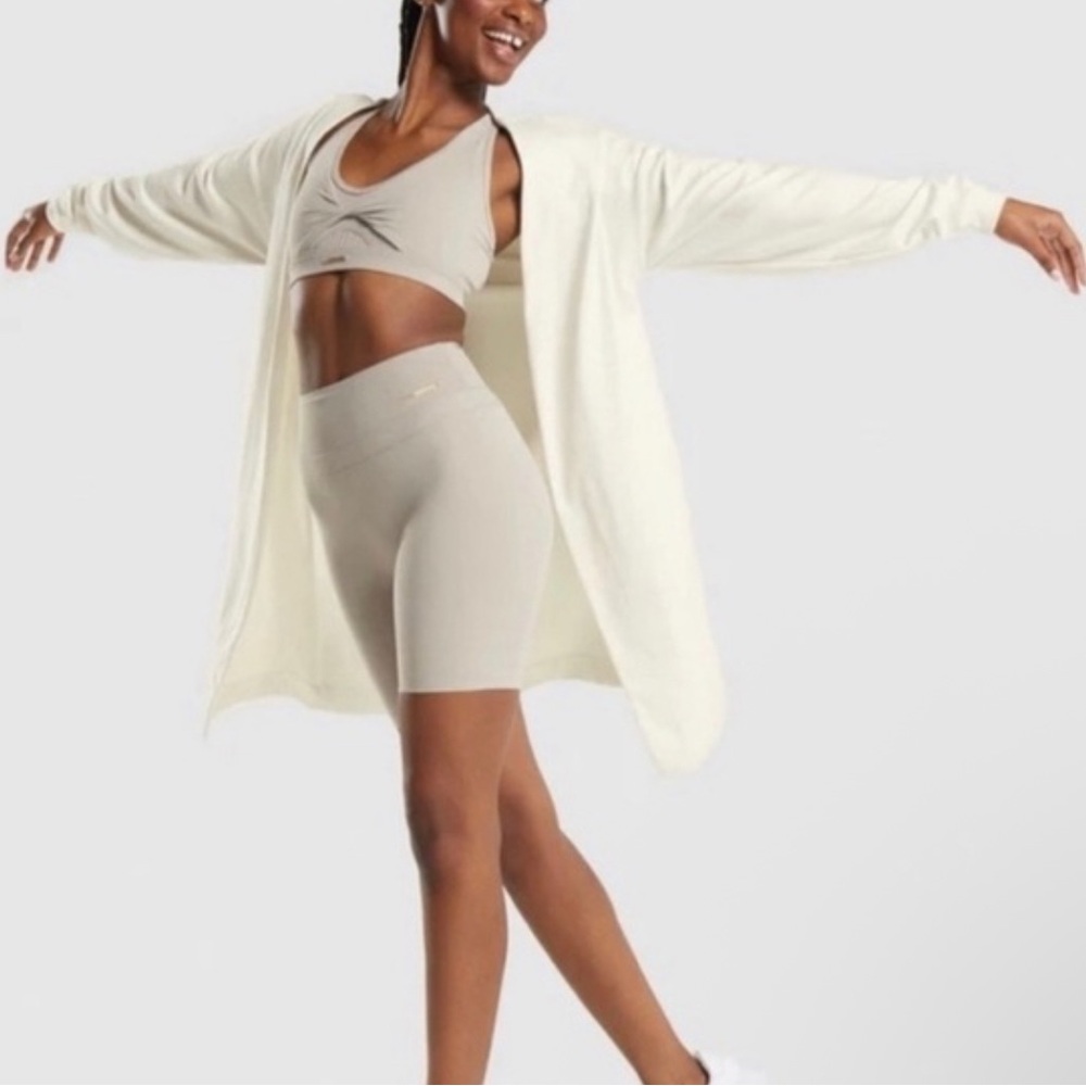 Gymshark x Whitney Simmons Longline Open Front Rest Day Cardigan - Medium